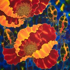 Poppies-3, Original Painting