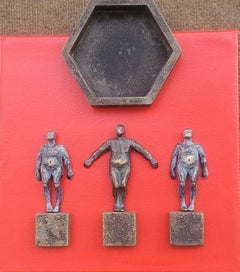 Equilibrio IV (Rojo), Pintura original