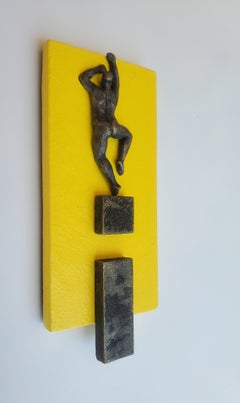 Climber with Support, Original Painting