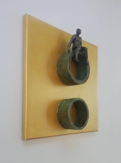 OO Man on Gold, Original Painting