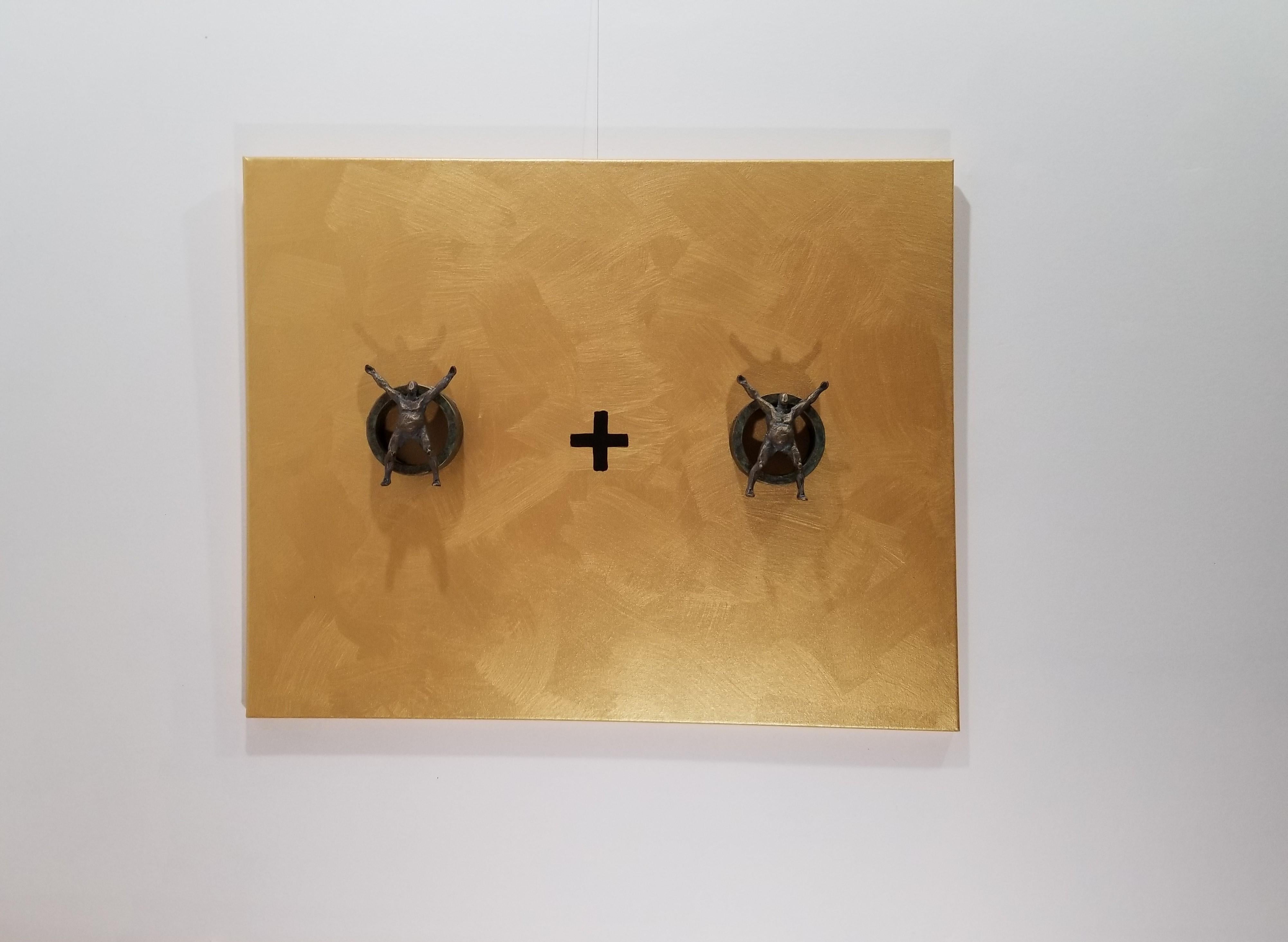 <p>Artist Comments<br>Artist Yelitza Diaz demonstrates a minimalist piece depicting figures and geometric structures in an equation. She borrows elements of minimalism and creates a new discourse that allows the viewer to identify even more with her
