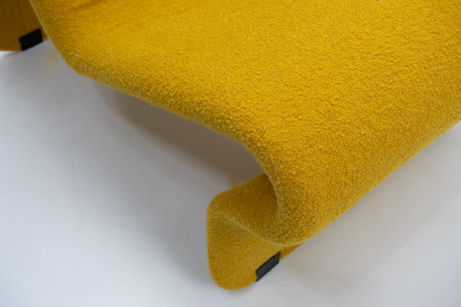Fauteuil jaune099 de Jan Dranger et Johan Huldt, 1970 en vente 3