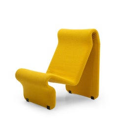 Yellow "099" Easy Chair By Jan Dranger & Johan Huldt, 1970s
