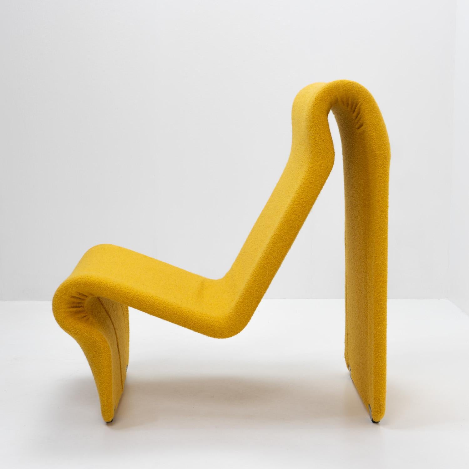 Suédois Fauteuil jaune099 de Jan Dranger et Johan Huldt, 1970 en vente