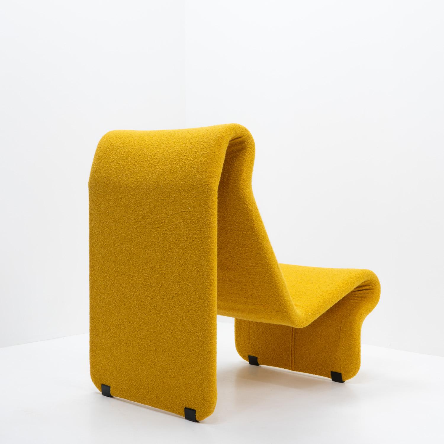 Fin du 20e siècle Fauteuil jaune099 de Jan Dranger et Johan Huldt, 1970 en vente