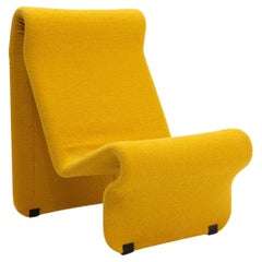 Retro Yellow "099" Easy Chair By Jan Dranger & Johan Huldt, 1970s
