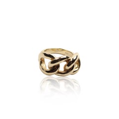14 Karat Yellow Gold Triple Knot Statement Ring