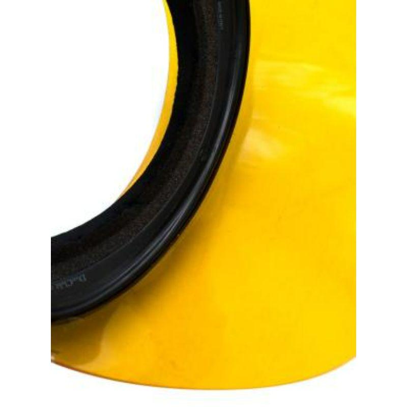 yellow acetate logo elastic Club visor For Sale 1