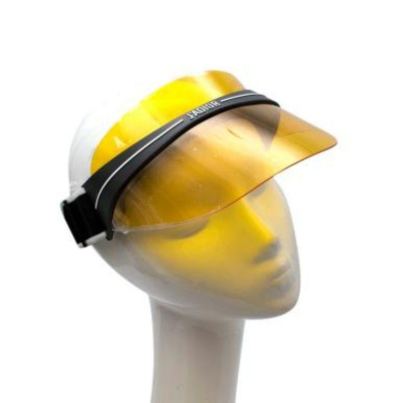 yellow acetate logo elastic Club visor For Sale 3