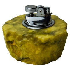 Briquet en albâtre jaune de Romano Bianchi, Italie, 1970