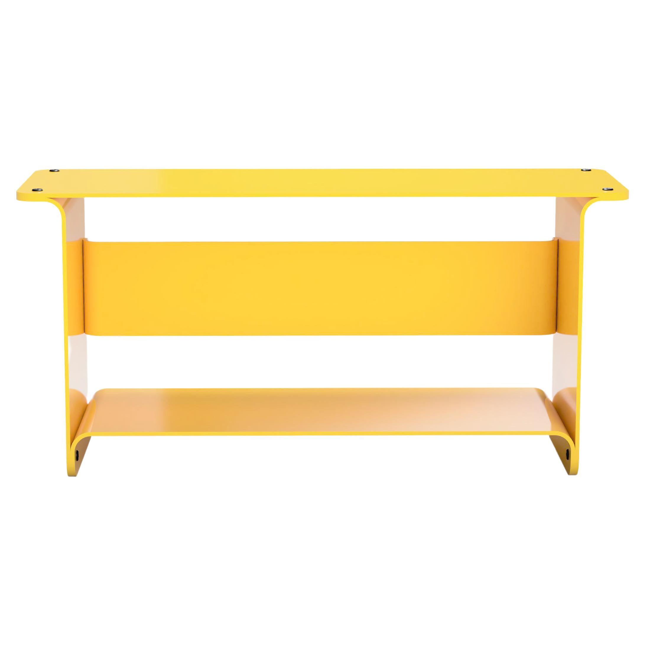 Yellow Aluminum Entry Bench