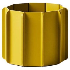 Yellow Aluminum Planter