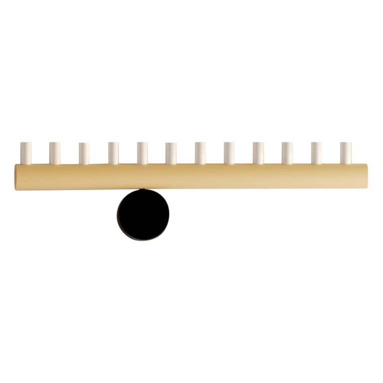 Yellow and Black Array Wall Light by Atelier Areti For Sale