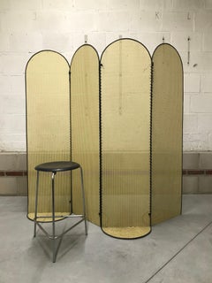 Yellow and Black Room Divider