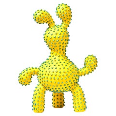 Yellow and Blue Creature Sculpture, Ahryun Lee