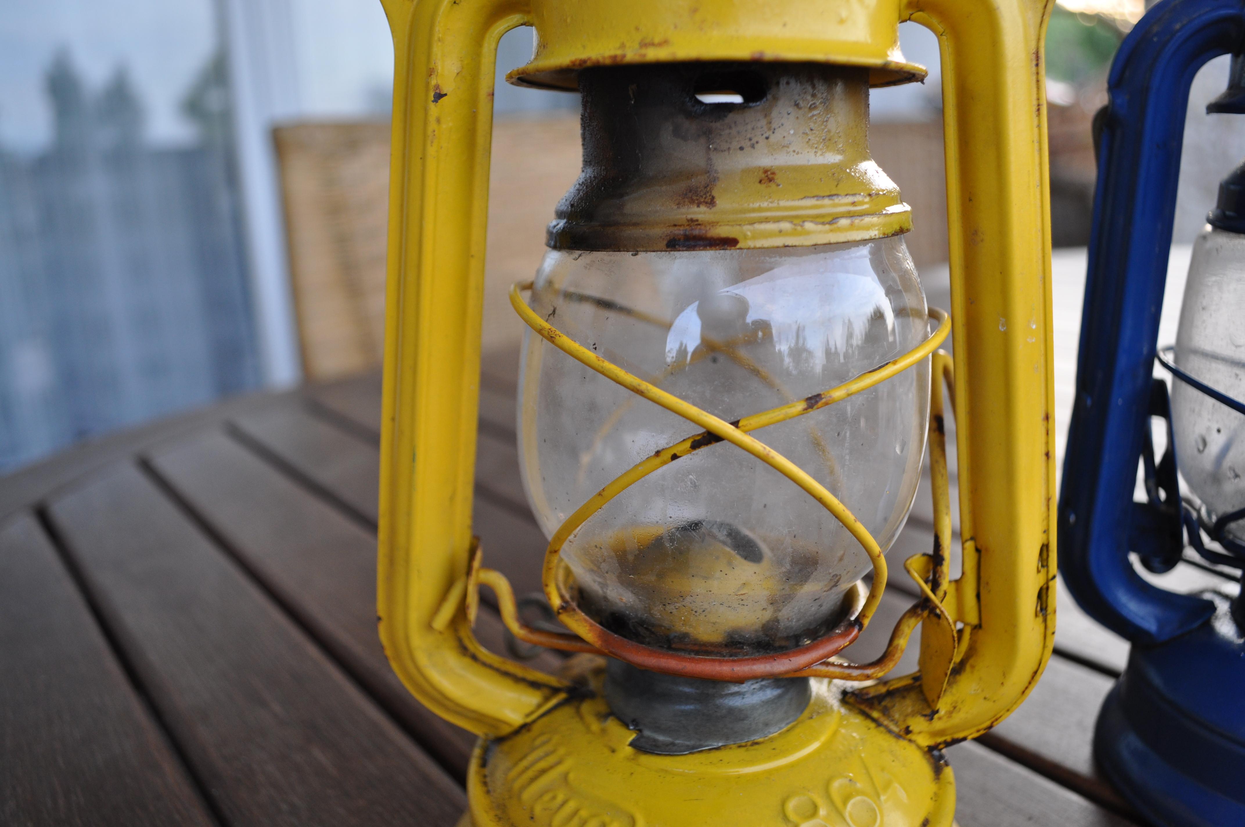 vintage oil lantern