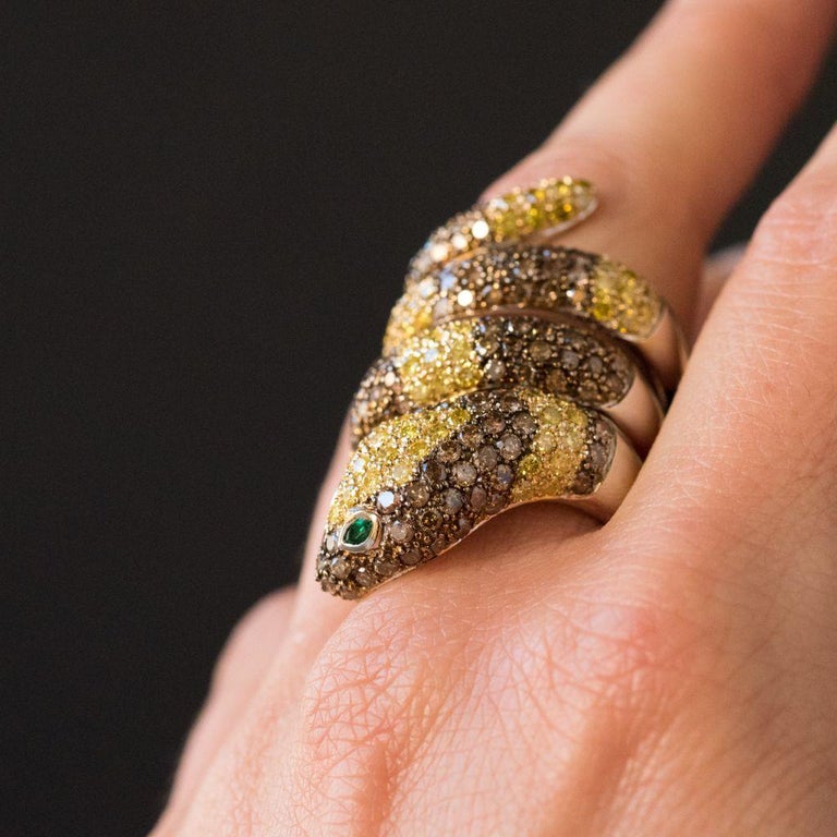 Cayucos - Snake Diamond Emerald
