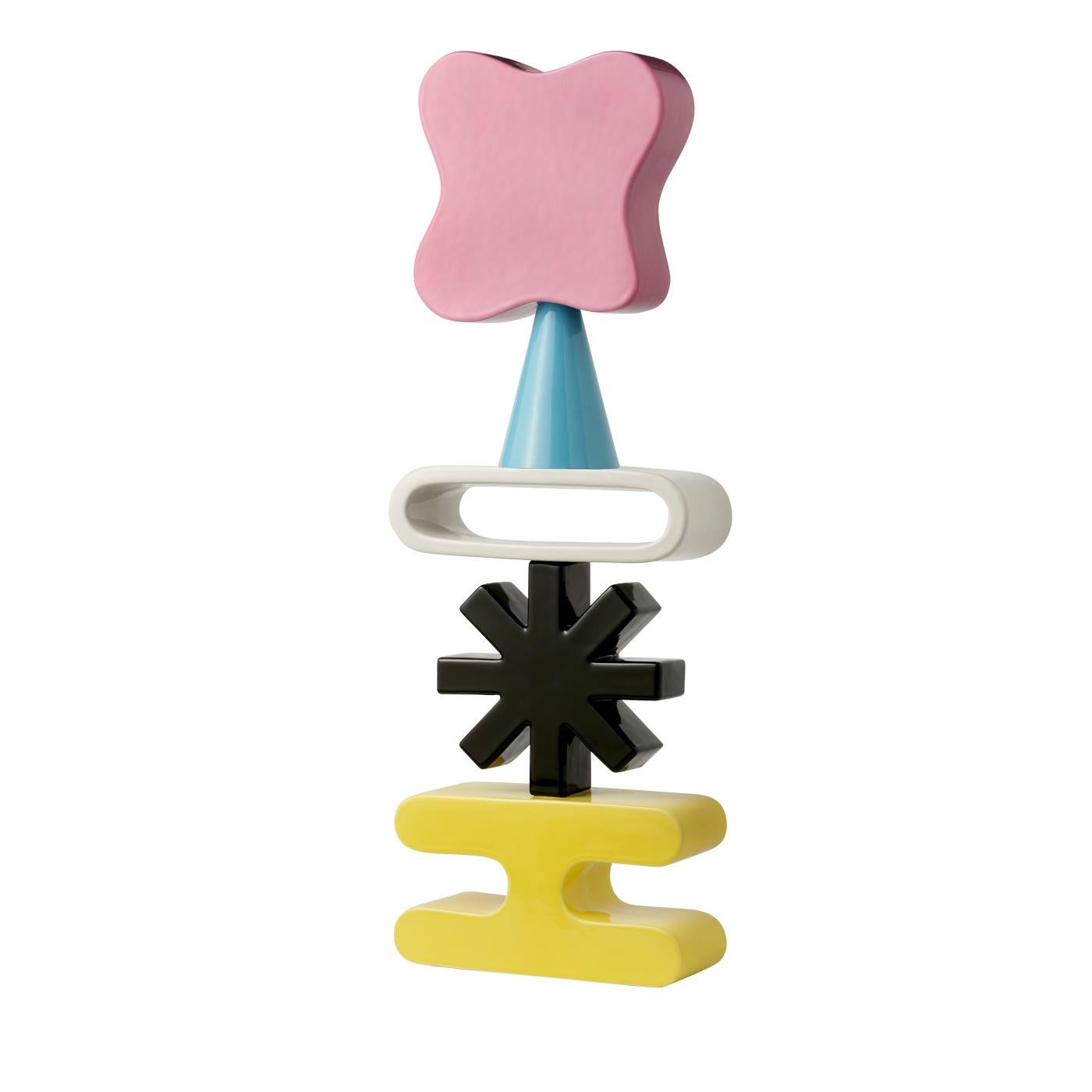 Totem jaune et rose de Karim Rashid Neuf - En vente à Milan, IT