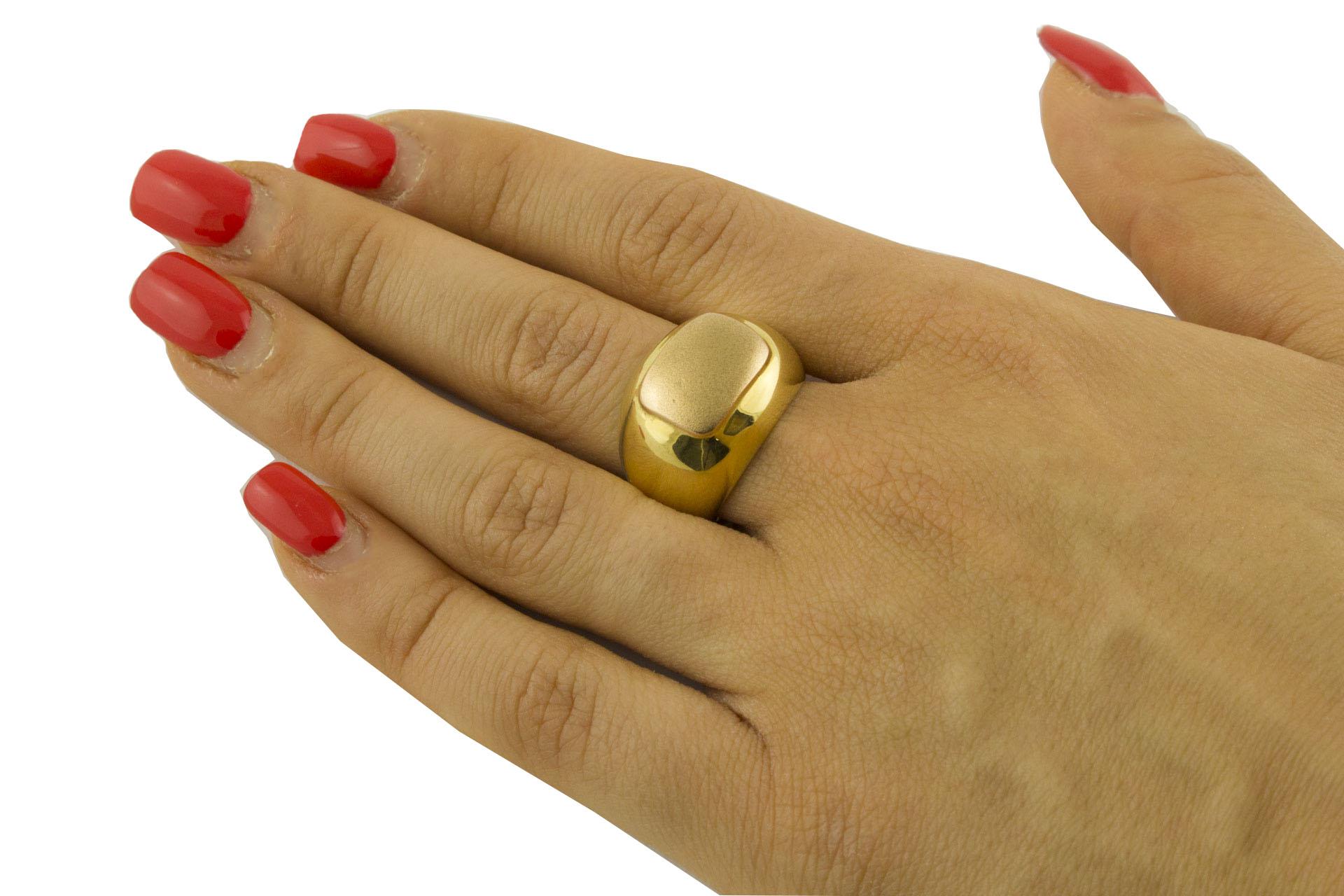 Women's Yellow and Rose Gold Ring For Sale