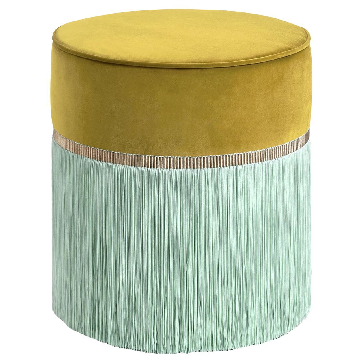 Seafoam pouf sales