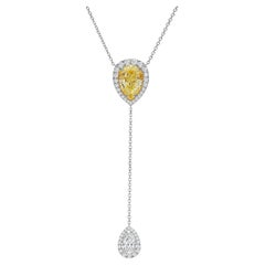 Colliers de diamants jaune