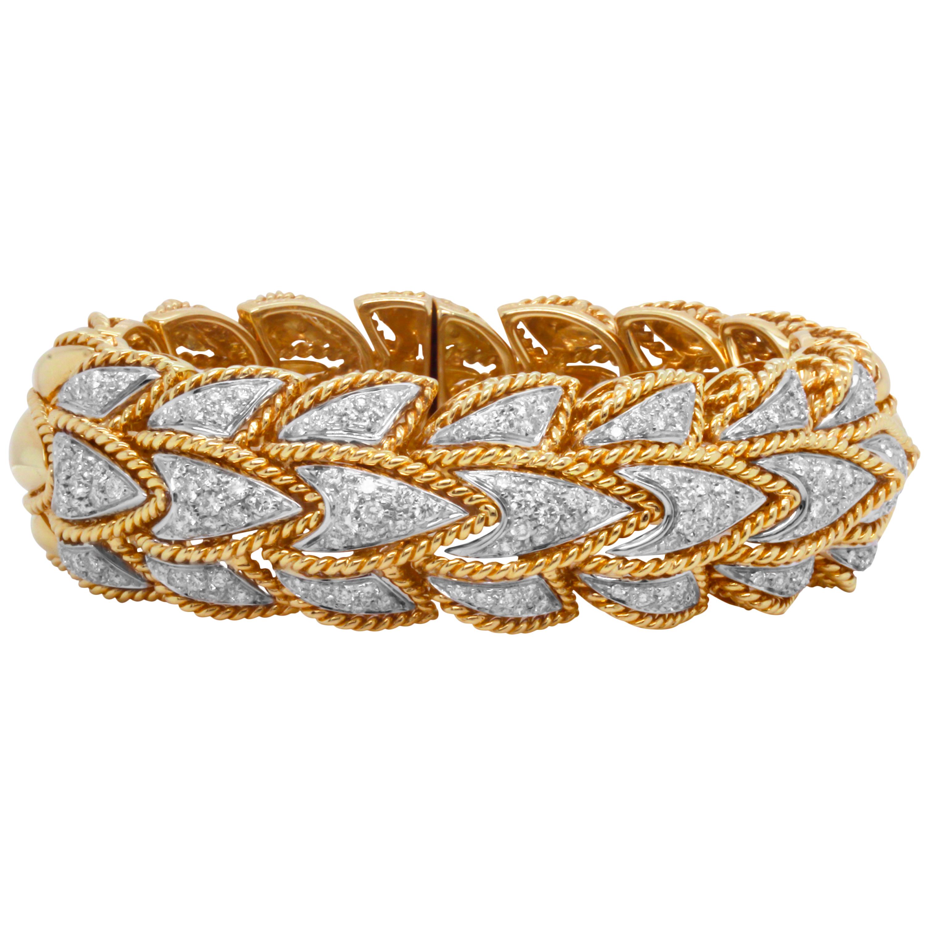 contemporary gold bangles