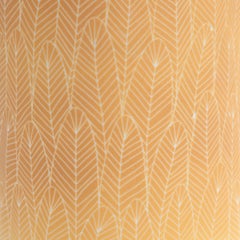 Yellow and White Porcelain Vase with Lid