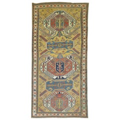 Yellow Antique Kazak Rug