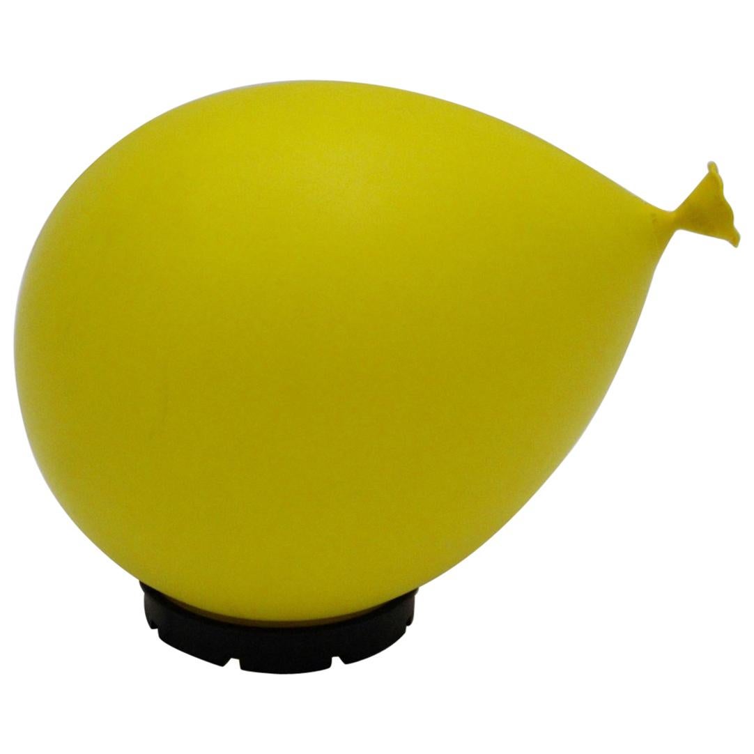 Pop Art Vintage Yellow Balloon Table Lamp Sconce Flush Mount Yves Christin 1980s