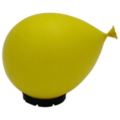 Pop Art Vintage Yellow Balloon Table Lamp Sconce Flush Mount Yves Christin 1980s