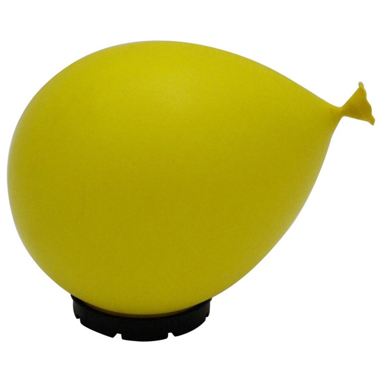 Modernist Vintage Yellow Balloon Lamp by Yves Christin, 1980s For Sale at  1stDibs