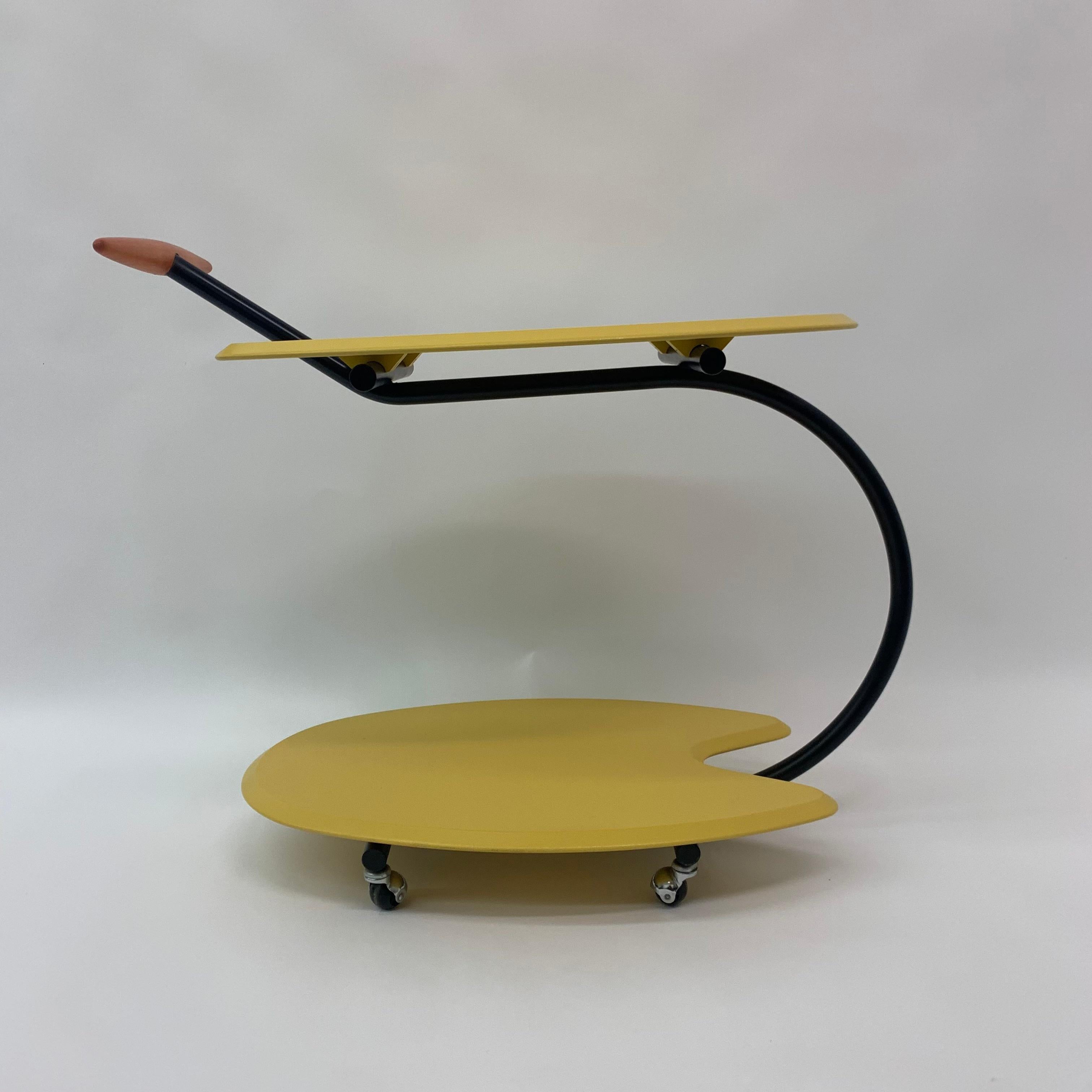 Yellow Bar Car from Massimo Iosa Ghini for BRF, Italy, 1980s 5