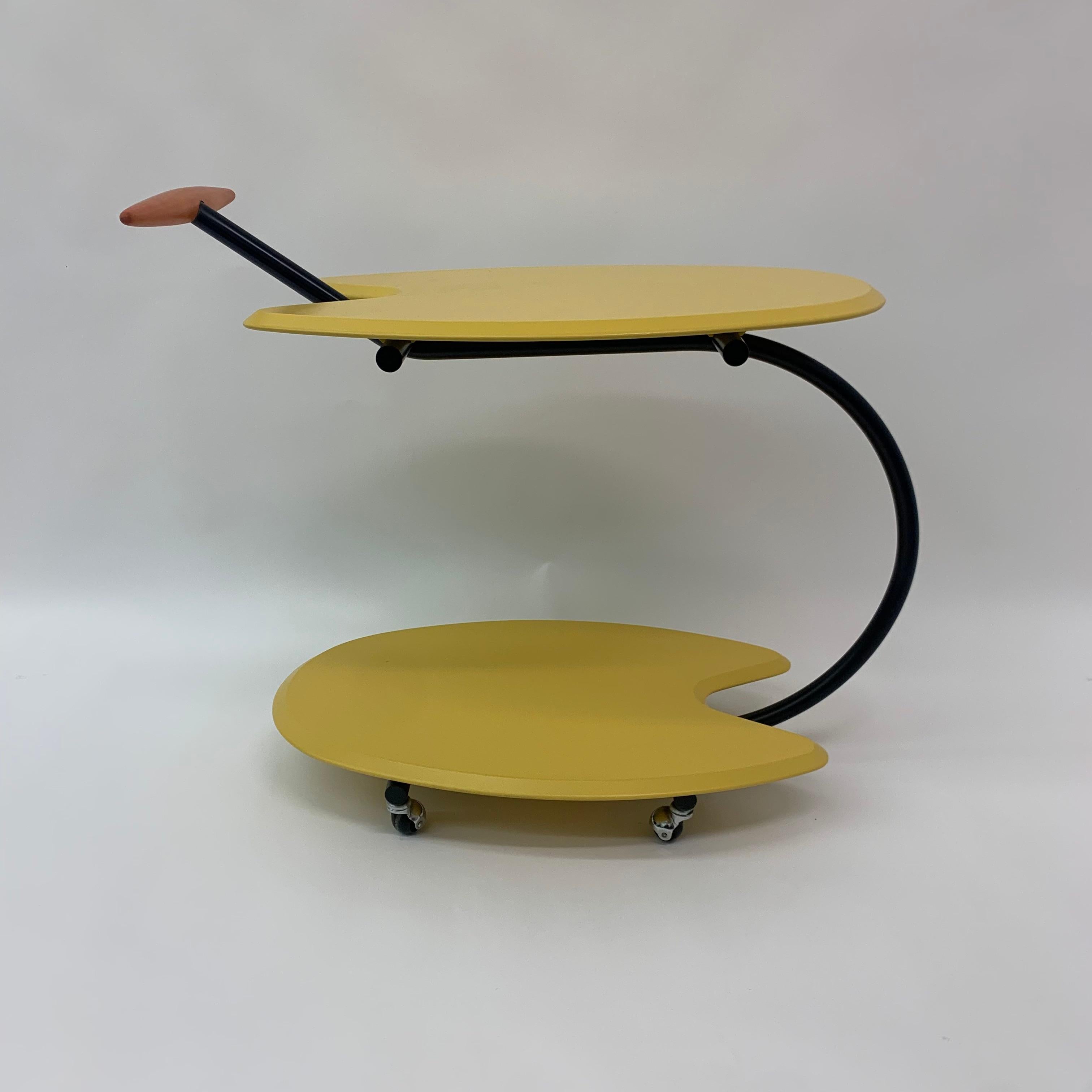 Yellow Bar Car from Massimo Iosa Ghini for BRF, Italy, 1980s 6