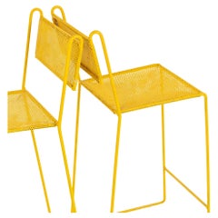 Yellow Bar Stools, Probably Italy 20th Century