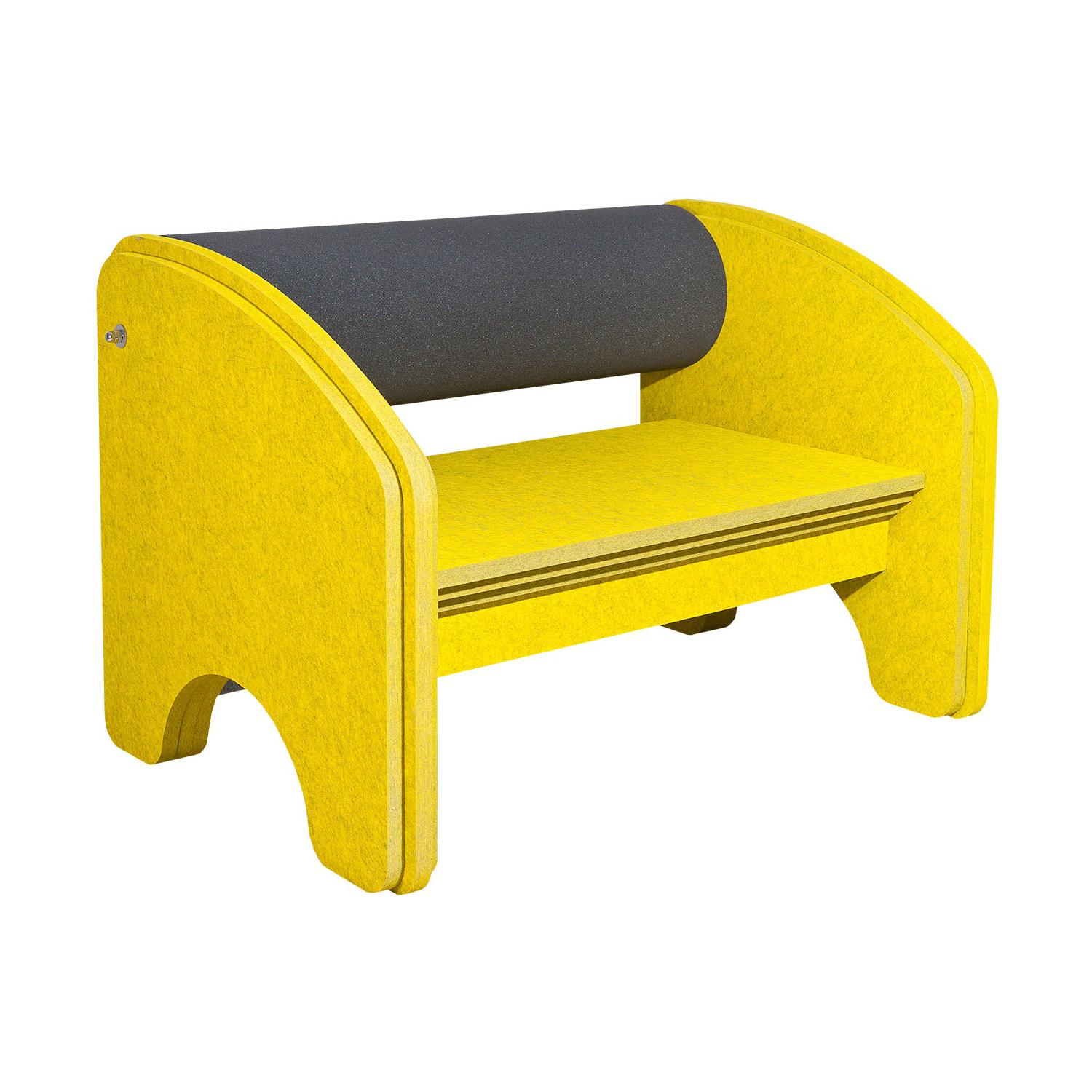 Yellow Big Dumbo Sound Absorbing Armchair by Marie Aigner For Sale