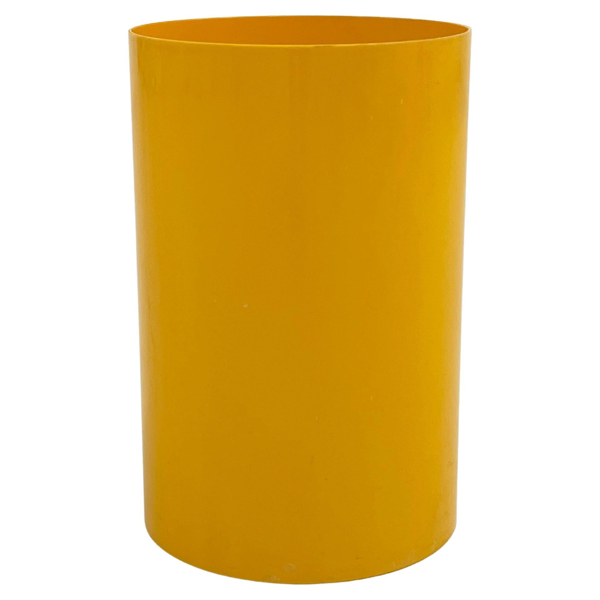 Yellow Bin or Umbrella Stand Model 4670 by Gino Colombini for Kartell, 1970s