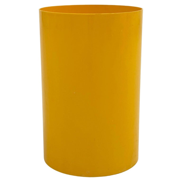 Yellow Bin or Umbrella Stand Model 4670 by Gino Colombini for Kartell