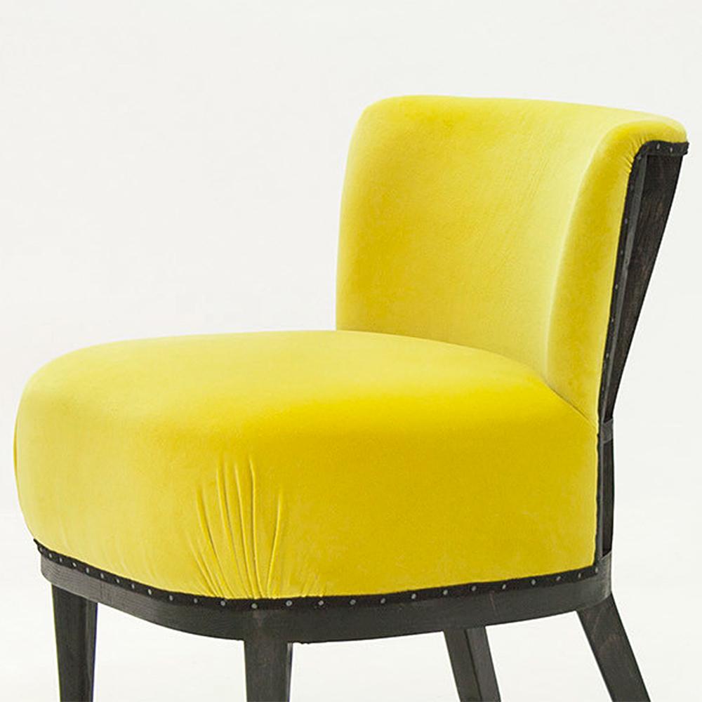 Spanish Yellow Black Chair For Sale