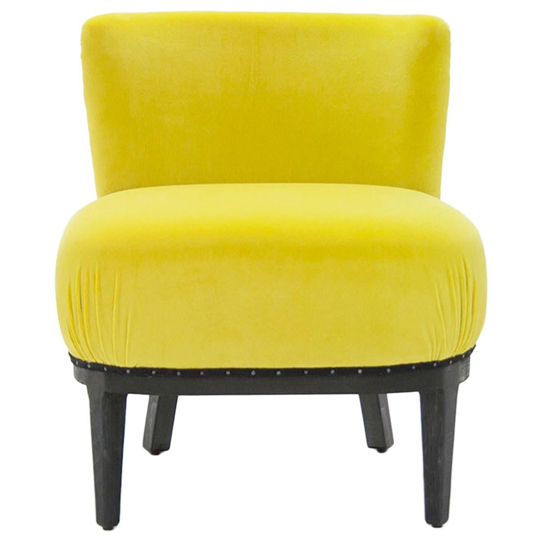 Yellow Black Chair