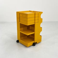 Yellow Boby Trolley by Joe Colombo for Bieffeplast, 1960s