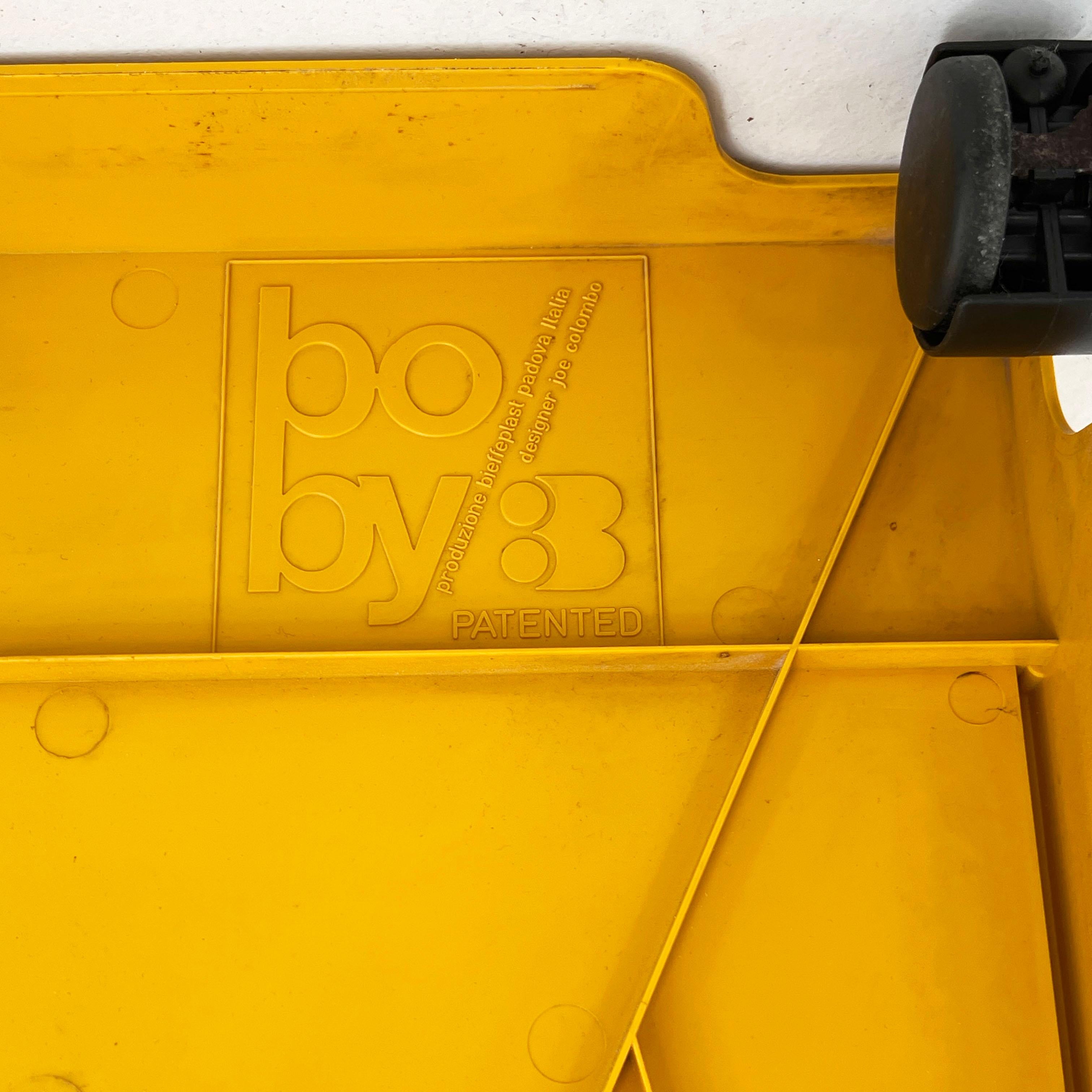 Yellow Boby Trolley by Joe Colombo for Bieffeplast, 1960s 2