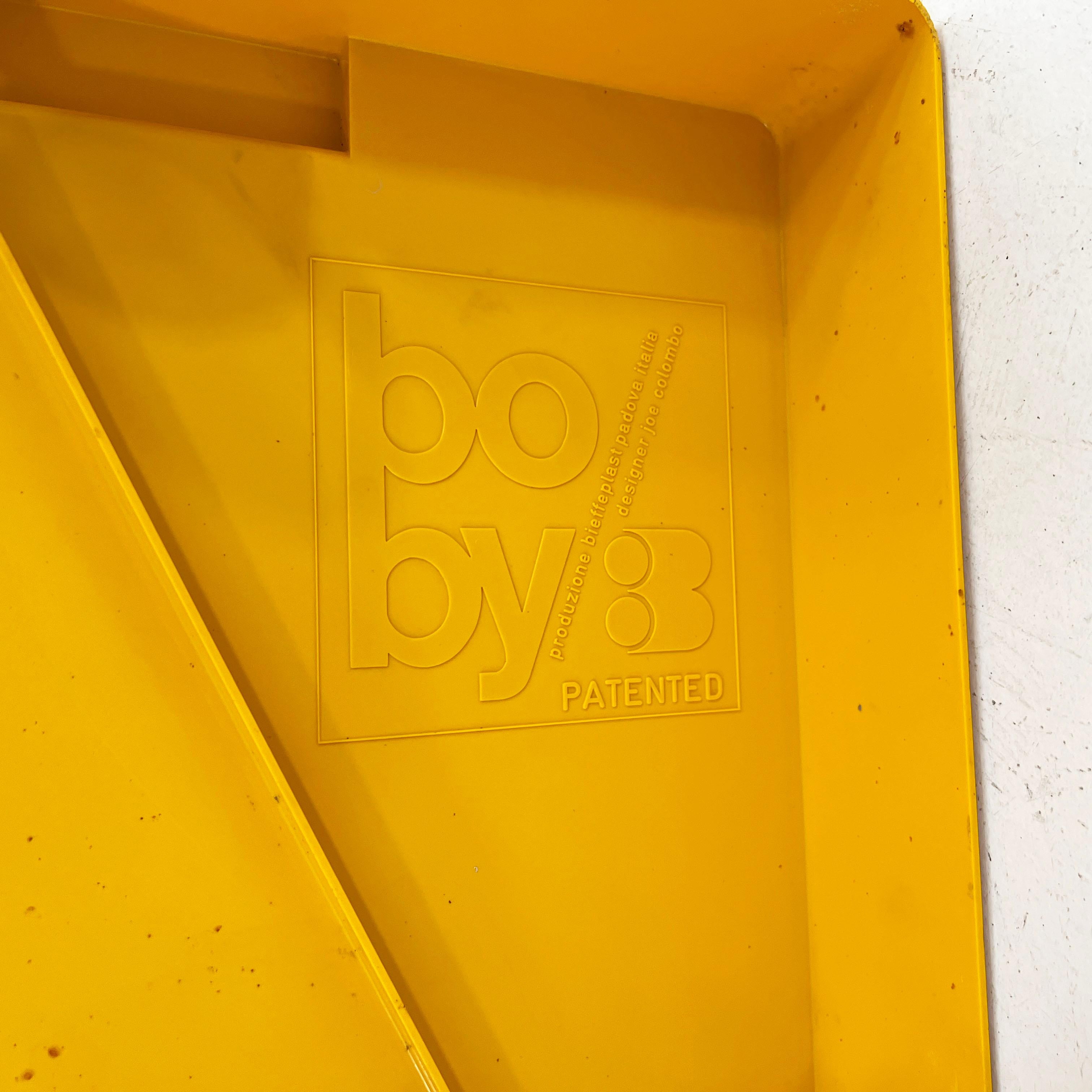 Plastic Yellow Boby Trolley by Joe Colombo for Bieffeplast, 1960s