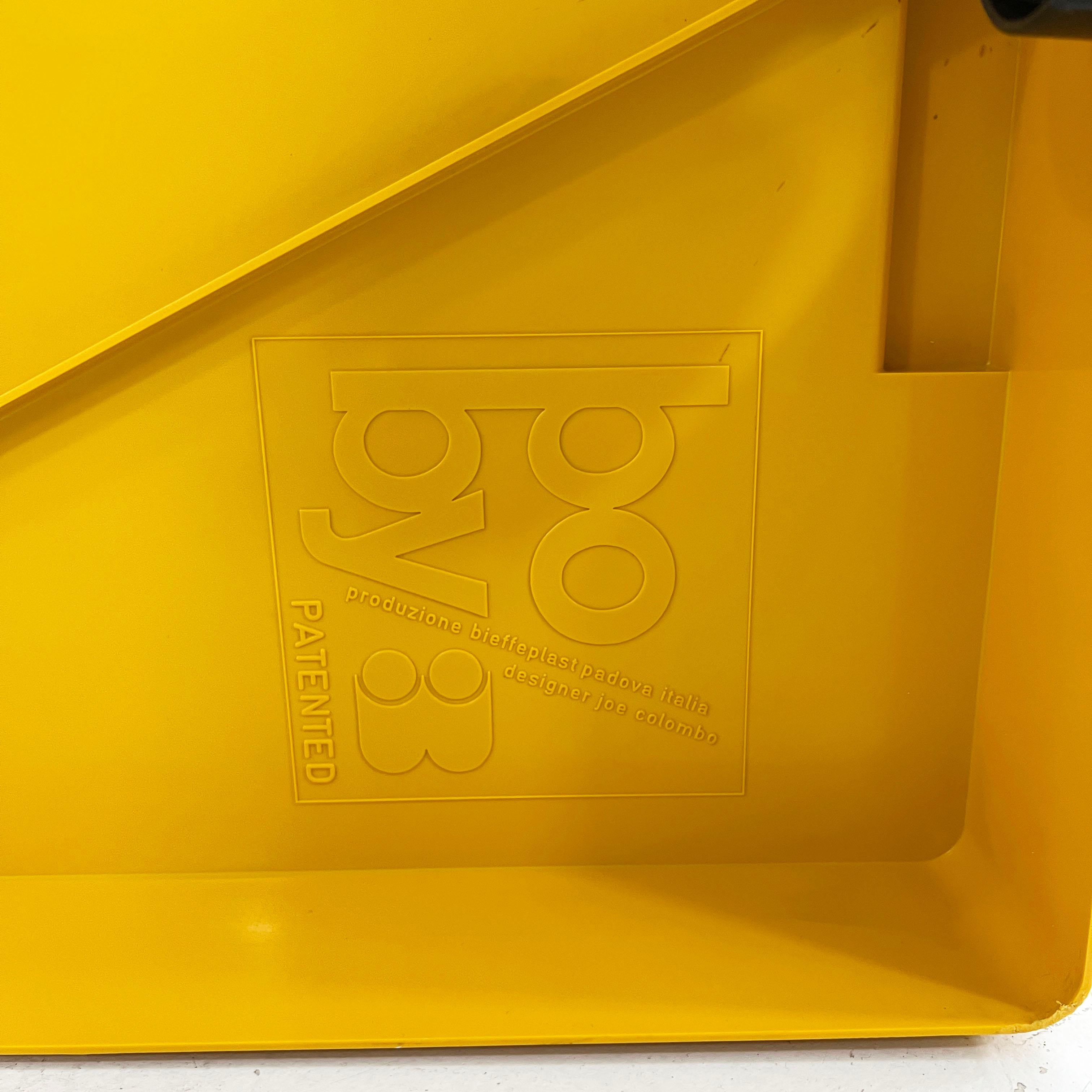 Yellow Boby Trolley by Joe Colombo for Bieffeplast, 1960s 1