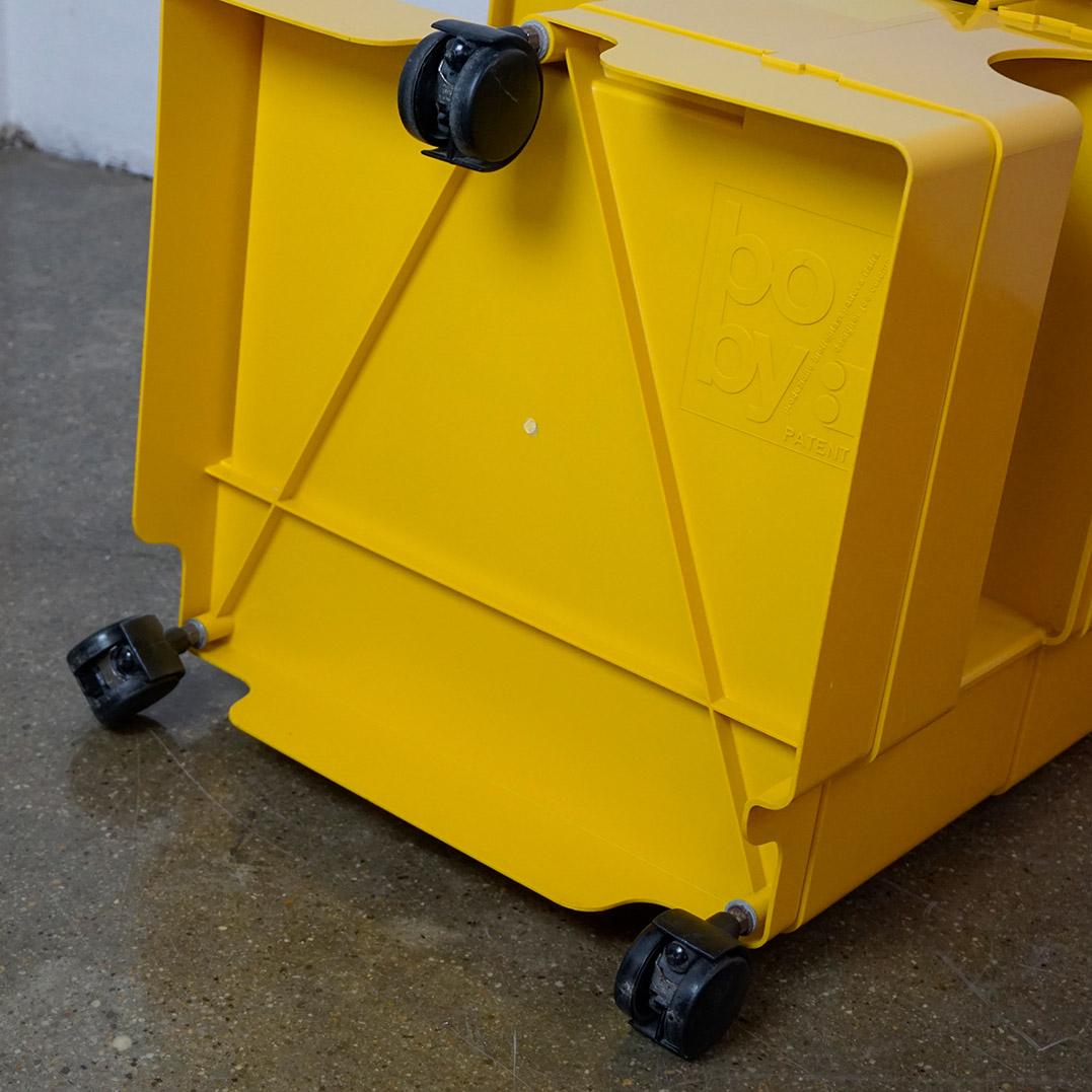 Yellow Boby Trolley by Joe Colombo for Bieffeplast, Italy, 1970s 3