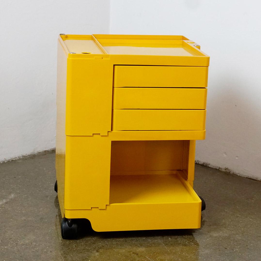 Late 20th Century Yellow Boby Trolley by Joe Colombo for Bieffeplast, Italy, 1970s