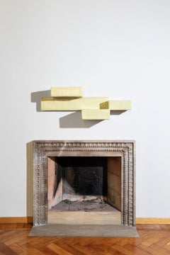 Yellow Bookshelf (4 Parts), Primitive series by Studio Nucleo