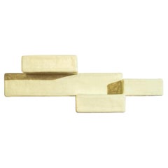 Yellow Bookshelf (4 Parts), Primitive series by Studio Nucleo