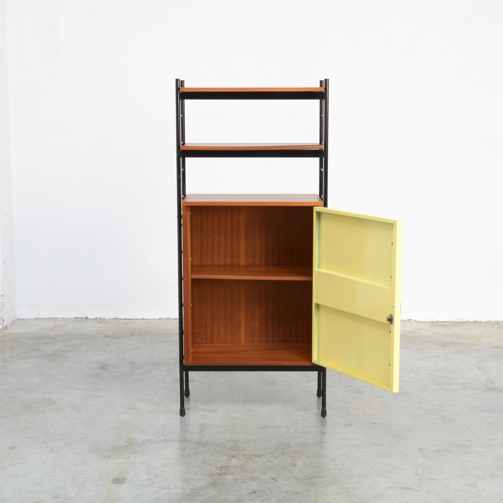 Metal Yellow Cabinet by Willy Van Der Meeren