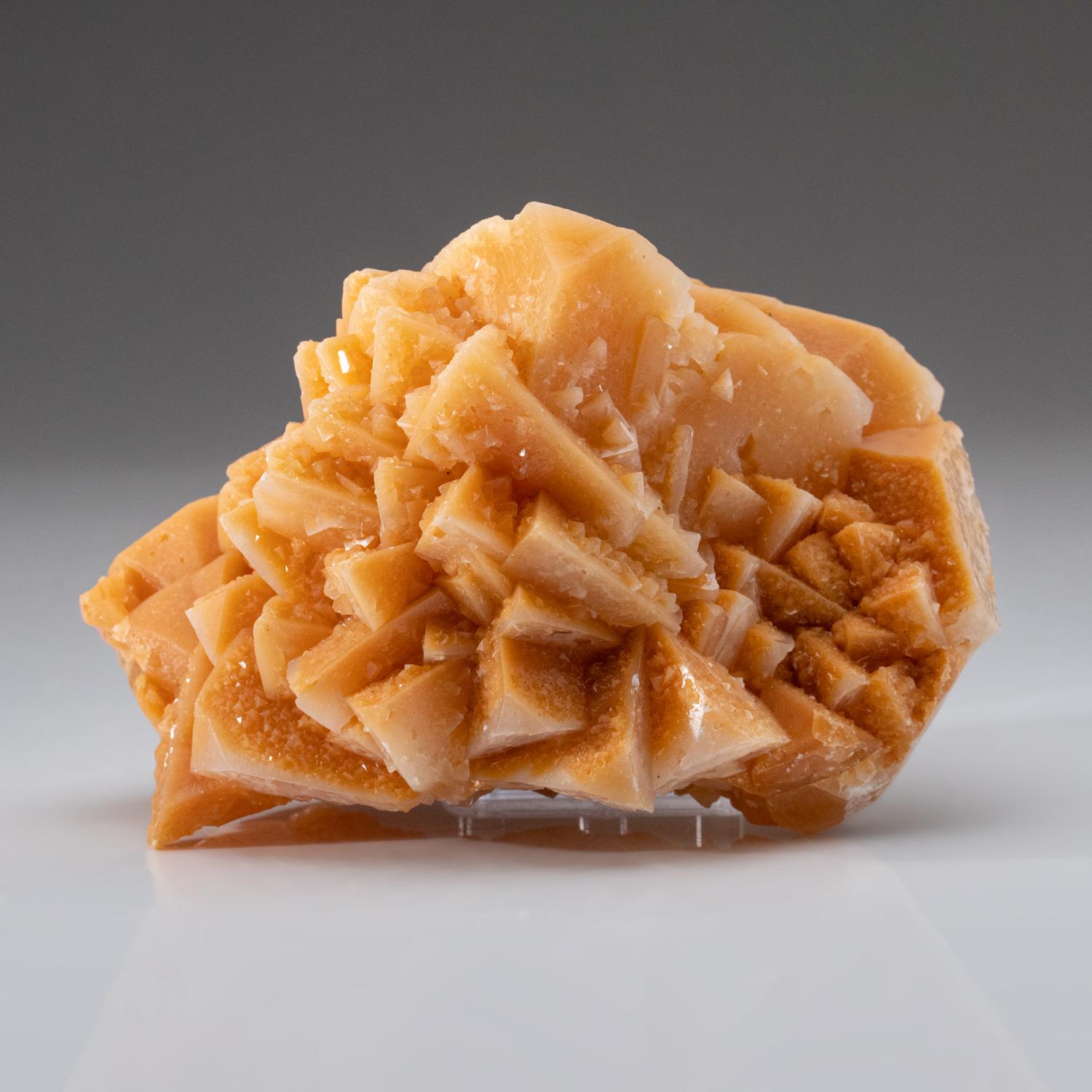 Yellow Calcite Crystal from Elmwood Mine, Tennessee In New Condition For Sale In New York, NY