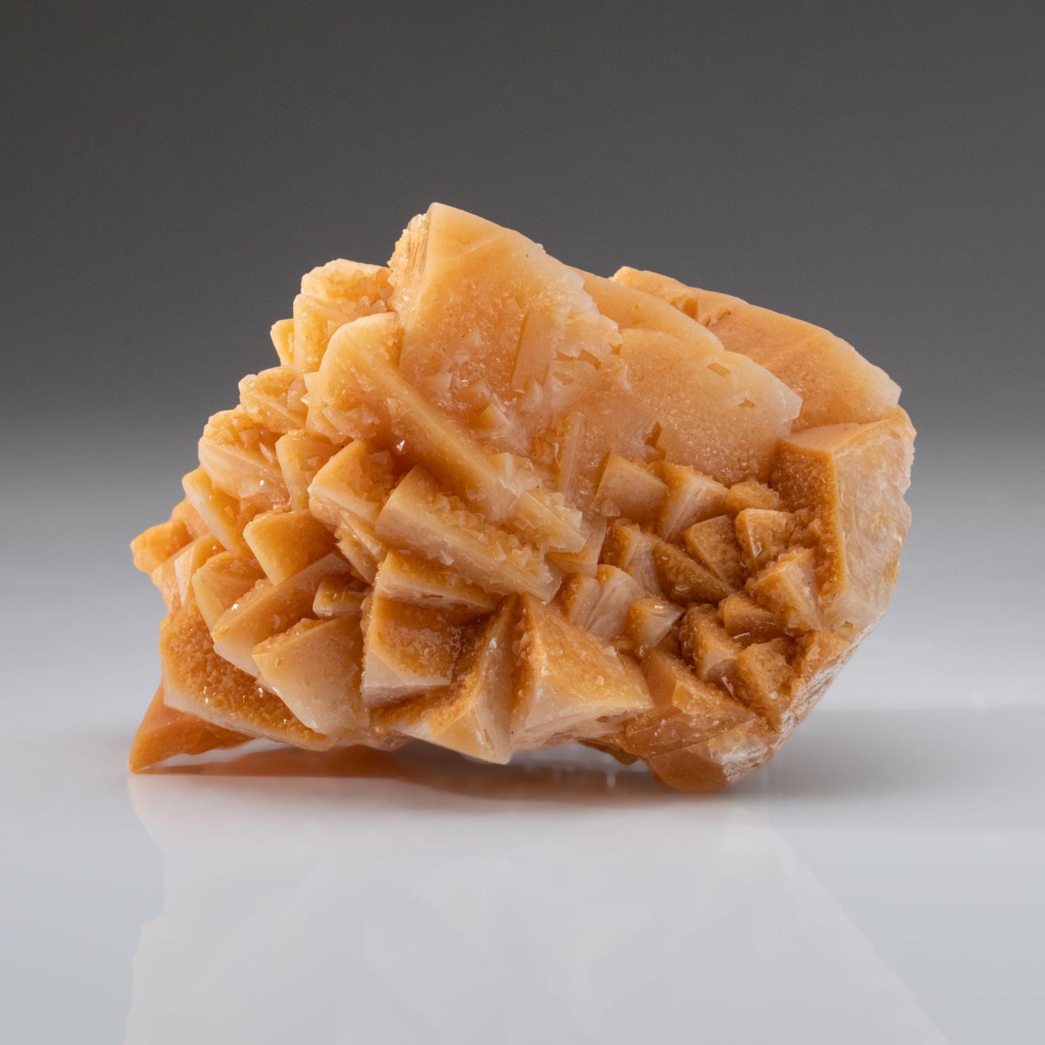 Contemporary Yellow Calcite Crystal from Elmwood Mine, Tennessee For Sale